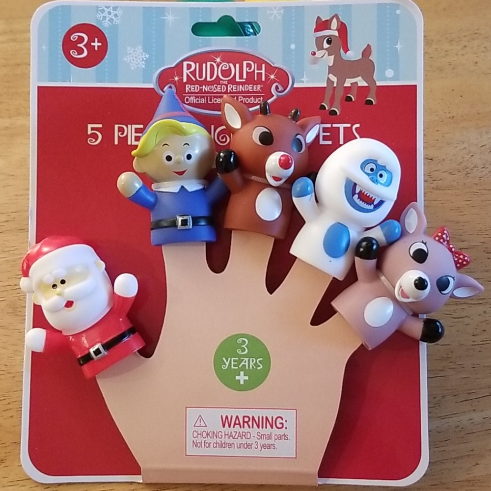 NIP Rudolph and Friends Finger Puppets
